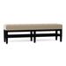 Latitude Run® Galindo-White Upholstered Bench Polyester/Cotton in Brown | 19 H x 61 W x 16 D in | Wayfair FBB3C5DCB1004E5A90C28C4B2D5DD833