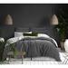 Wade Logan® Wasson Plush Comforter Set Polyester/Polyfill in Gray | Queen Comforter + 2 Shams + 2 Throw Pillows | Wayfair