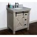 Gracie Oaks Blacfore 31" Single Bathroom Vanity Granite in Brown | 35 H x 31 W x 22 D in | Wayfair 2D9BE3128F424E14A4CBEB69E1B178E5