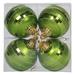 The Holiday Aisle® Shiny & Matte Mirror Ball Christmas Ornament Plastic in Green | 4 H x 4 W x 4 D in | Wayfair 7A04CF9368074616BEA124E8BA031553