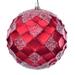 The Twillery Co.® 4.75" Net Beaded Ball Plastic in Red | 4.75 H x 4.75 W x 4.75 D in | Wayfair 4D763BBF49DE43B9B075DEA8AFC7CFAA