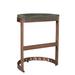 Foundry Select Carrera Solid Wood Bar & Counter Stool Wood/Metal in Brown/Gray | 26 H x 20 W x 13 D in | Wayfair 8A03943B9BC84C20A0F2925CAB23210D