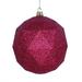 The Holiday Aisle® Holiday Décor Geometric Ball Ornament Plastic in Red | 4.75 H x 4.75 W x 4.75 D in | Wayfair F85A83F2360845929153999FEFDF94A5