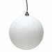 The Holiday Aisle® Holiday Décor Ball Ornament Plastic in White | 6" H x 6" W x 6" D | Wayfair 8F99DB6EB806435E85EA8917F596CFDA