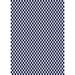 White 24 x 0.35 in Indoor Area Rug - East Urban Home Checkered Wool Blue Area Rug Wool | 24 W x 0.35 D in | Wayfair