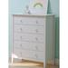 Viv + Rae™ Husby 36" Wide Wooden Rectangular Chest w/ 5 Drawers Wood in White | 44 H x 36 W x 18 D in | Wayfair A7D37CA979274F7ABCB2361344FF17AA