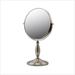 Canora Grey Robeson Traditional Magnifying Makeup/Shaving Mirror, Glass in Gray | 14 H x 5.5 W x 8.9 D in | Wayfair