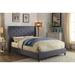 Red Barrel Studio® Navas Tufted Low Profile Platform Bed Upholstered/Polyester | 50.5 H x 83.5 W x 85.875 D in | Wayfair