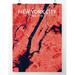 Wrought Studio™ 'New York City Map' Graphic Art Print Poster in Nautical Paper in Black/Red | 17 H x 11 W x 0.05 D in | Wayfair OP-JFKA05