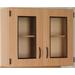 Stevens ID Systems Science 2 Compartment Classroom Cabinet w/ Doors Wood in Brown | 30 H x 36 W x 14 D in | Wayfair 82136 J30-024