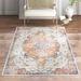 Blue/Navy 31 x 0.374 in Area Rug - Kelly Clarkson Home Belmont Oriental Orange/Navy Area Rug | 31 W x 0.374 D in | Wayfair BGRS7003 45512013