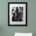 Union Rustic 'Angel Hair' Framed Photographic Print Canvas in Black/White | 14 H x 11 W x 0.5 D in | Wayfair PSL0337-B1114MF