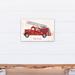 Viv + Rae™ Borger Fire Truck Canvas Art Canvas in Red/White | 12 H x 18 W x 1.25 D in | Wayfair 84585B953B2B47EF9F460A939A075F38