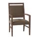 Fairfield Chair Preston King Louis Back Arm Chair Wood/Upholstered/Fabric in Brown | 38 H x 23.5 W x 23.5 D in | Wayfair 8700-04_ 9508 63_ Tobacco