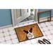 Winston Porter Tama Wipe Your Paws Non-Slip Indoor Door Mat Synthetics | 18 W x 27 D in | Wayfair F8978ED069294D39816FEFE2F59A2338