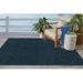 Blue/Green 156 x 0.5 in Area Rug - Latitude Run® Runner Checkered Braided Teal Indoor/Outdoor Area Rug Polypropylene | 156 W x 0.5 D in | Wayfair