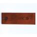 Wooden Mallet Solid Wood 4 - Hook Wall Mounted Coat Rack Wood/Metal in Brown | 3.5 H x 12 W x 4.5 D in | Wayfair HCR-2WLO