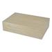 Hokku Designs Sharo Empty Natural Grain Wood Box Wood in Brown/Gray | 3.5 H x 10 W x 7.5 D in | Wayfair 9BFD7421C77B4499B886E00158F243BB