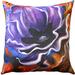 Pillow Decor Poppy Indoor/Outdoor Throw Pillow Polyester/Polyfill blend in Indigo | 20 H x 20 W x 6 D in | Wayfair SH1-0005-01-20