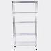 Rebrilliant Steib 64.96" H x 35.43" W x 13.78" D Shelf Wire/Metal in Gray | 64.96 H x 35.43 W x 13.78 D in | Wayfair