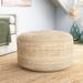 Sand & Stable™ Shipka 29" Wide Round Pouf Ottoman Jute in Brown | 15 H x 29 W x 29 D in | Wayfair 536226DEB3F54B328045542042919567