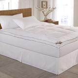 Kathy Ireland Home 233 Thread Count Top Fiber Mattress Pad Polyester/Cotton | 75 H x 39 W in | Wayfair KI709301