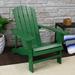 Breakwater Bay Tubeeuse Solid Wood Adirondack Chair Wood in Green | 35 H x 30.5 W x 34.75 D in | Wayfair 85D5C8EC451B43978B9C62B5DDE2FE17