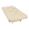 Twin 10" Foam Mattress - Alwyn Home Harding Cold Futon Polyester in White/Brown | 74 H x 38 W 10 D Wayfair B2C37F6E1EB74EA881A4DB9A7AB89FB1