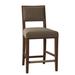 Fairfield Chair Dilworth 26" Counter Stool Wood/Upholstered in Brown | 37 H x 19.5 W x 22 D in | Wayfair 5049-C7_9508 63_Walnut