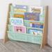 Isabelle & Max™ Schoffer Newport 23.5" Book Display Wood in Green/Brown | 23.5 H x 25 W x 10.6 D in | Wayfair 9753434676BE47E599CA1CAE097D53AB
