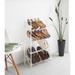 Yamazaki Home Slim Shoe Rack, Steel, Holds 8 to 12 shoes Metal in White | 31.5 H x 20.9 W x 6.9 D in | Wayfair 2391