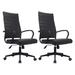 Hokku Designs Elaenor Conference Chair Aluminum/Upholstered in Gray/Black | 44 H x 24 W x 24 D in | Wayfair 777B6F36167244CF86DF18EC5CFAF743