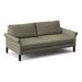 Greyleigh™ Logan 77.5" Rolled Arm Sofa Polyester/Other Performance Fabrics in Black/Brown | 33 H x 77.5 W x 36.75 D in | Wayfair