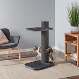 Tucker Murphy Pet™ Farrel 38" Farrell Cat Tree Manufactured Wood in Black | 38.2 H x 23.2 W x 17.7 D in | Wayfair 1206221308124251A04C86C8A8FCD976