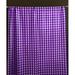 Rosalind Wheeler Lombard Gingham Room Darkening Outdoor Rod Pocket Single Curtain Panel Polyester in White/Black/Indigo | 36 H in | Wayfair