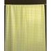 Rosalind Wheeler Lombard Gingham Room Darkening Outdoor Rod Pocket Single Curtain Panel Polyester in White/Black/Yellow | 36 H in | Wayfair