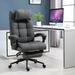 Latitude Run® Aricia Ergonomic Executive Chair Upholstered in Gray | 48.75 H x 26 W x 27.5 D in | Wayfair 481310C5B8724DCA9717D5CC805A6BEC