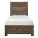 Claudette Low Profile Standard Bed Wood in Brown Laurel Foundry Modern Farmhouse® | 54 H x 41.5 W x 79.5 D in | Wayfair