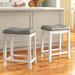 Lark Manor™ Arehart Counter & Bar Stool Wood in Gray | 24 H x 18.13 W x 13 D in | Wayfair 58E4472A3FCD45DC9C37AABF98F219C7