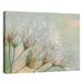 Ophelia & Co. 'Dewdrop Colors' - Unframed Painting Print on Canvas in Green/White | 22 H x 28 W x 1.5 D in | Wayfair