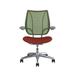 Humanscale Liberty® Ergonomic Mesh Task Chair Upholstered/Mesh in Red/Gray | 43.3 H x 26.5 W x 25 D in | Wayfair L113PM14CF57XFSHNSC