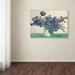 Vault W Artwork 'Irises In A Vase' Print on Wrapped Canvas Canvas | 14 H x 19 W x 2 D in | Wayfair AA00894-C1419GG