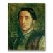 Vault W Artwork "Self Portrait as a Young Man" by Edgar Degas Painting Print on Canvas in Green | 24 H x 18 W x 2 D in | Wayfair