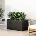 17 Stories Monterey Lightweight Concrete Planter Box Concrete in Black | 16 H x 31.25 W x 15.75 D in | Wayfair 727EFD7472BC4570B090B9198095C055