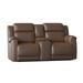 Southern Motion 78" Pillow Top Arm Reclining Loveseat Leather Match/Genuine Leather in Brown | 42 H x 78 W x 41 D in | Wayfair 757-78P 970-22