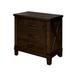 Gracie Oaks Sairsingh 3 - Drawer Nightstand Wood in Brown | 28 H x 28 W x 16.75 D in | Wayfair A1B4B842B2AF4D19B36216146E1A759D