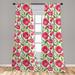 East Urban Home Poppy Floral Semi-Sheer Rod Pocket Curtain Panels Polyester | 63 H in | Wayfair 7616EB64CA754D55AED33EEAB0DCB09D