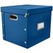 Rebrilliant Plastic Box Set Plastic in Indigo | 13.375 H x 12.5 W x 12.625 D in | Wayfair 5F1C222DBDB5401D9B84B0DA49EA823A