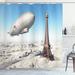 East Urban Home Paris French Decor Paris Tower Single Shower Curtain Polyester | 70 H x 69 W in | Wayfair EABN1059 39403831