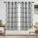 Orren Ellis Suwannee Geometric Blackout Thermal Gromment Curtain Panels Polyester in Gray/Green/Blue | 63 H in | Wayfair